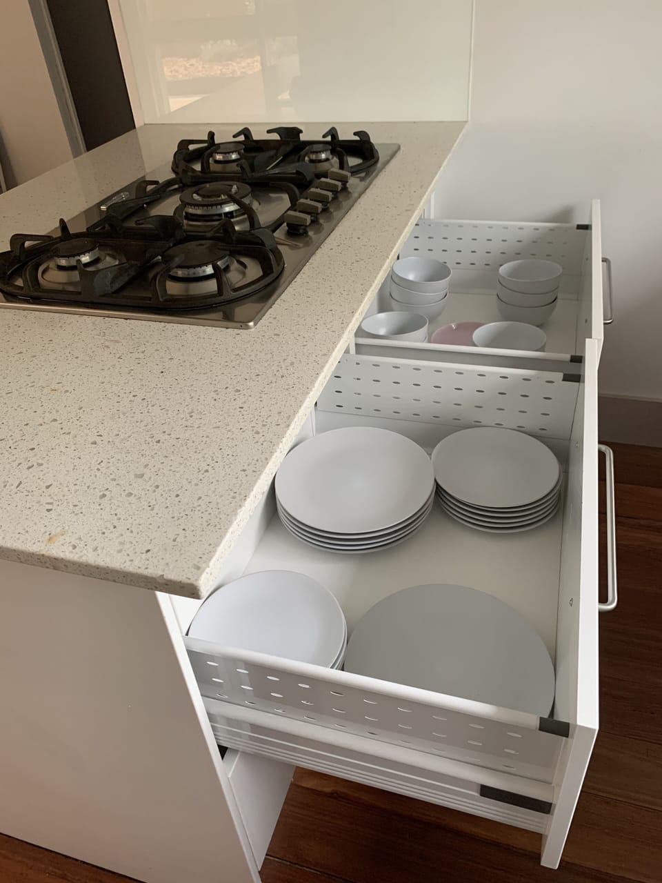 Well stocked kitchen...