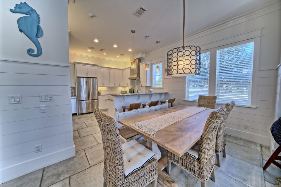 DINING TABLE AND BAR WILL SEAT 12 