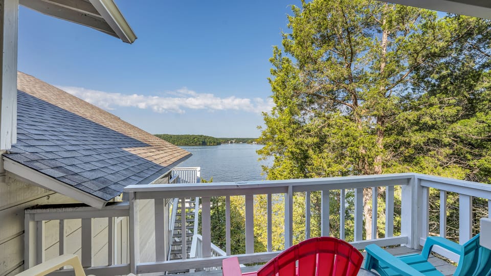 View from one of the 3 private balconies.