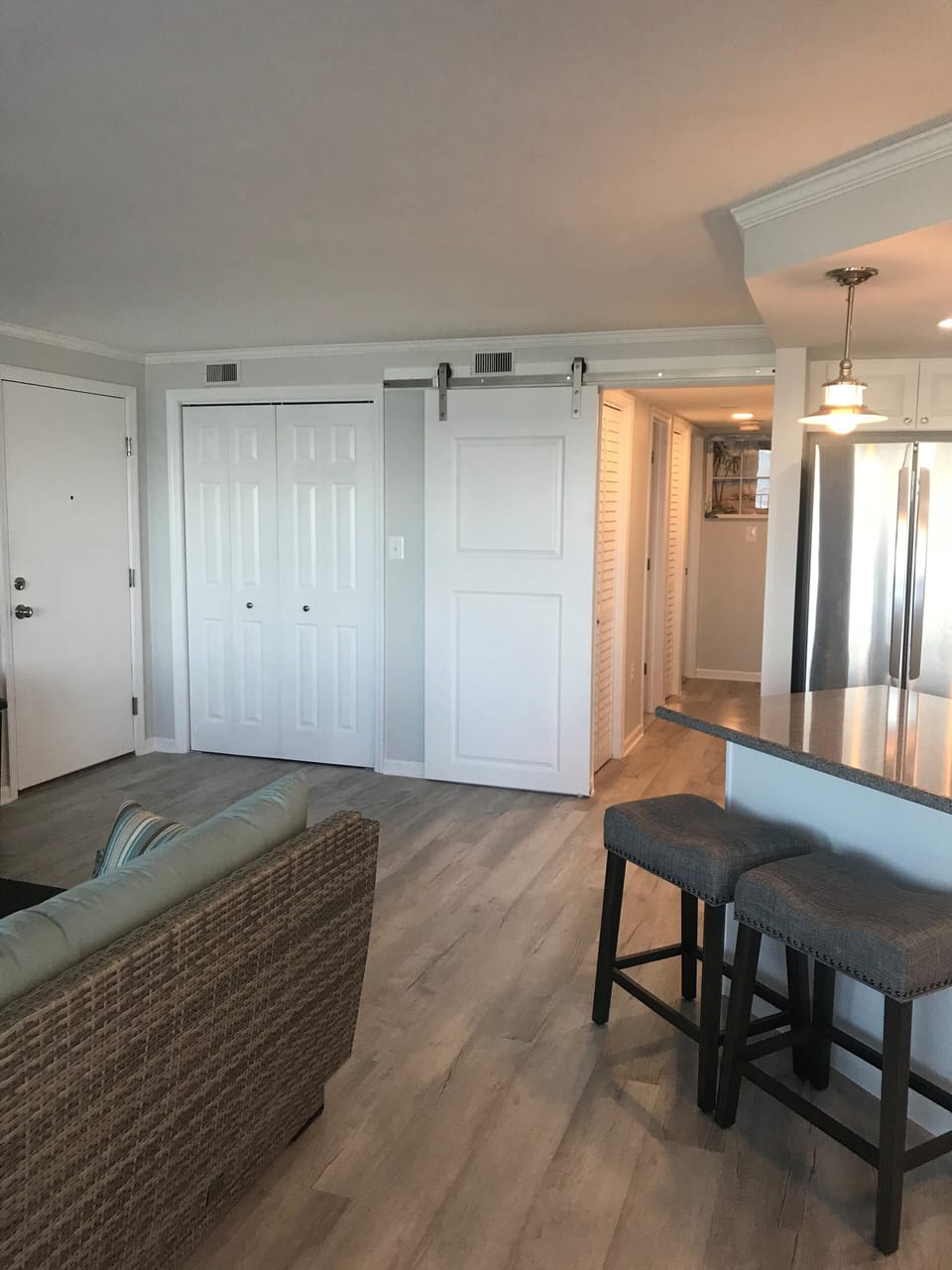 Large Door Slider to add additional privacy to the bedroom area.