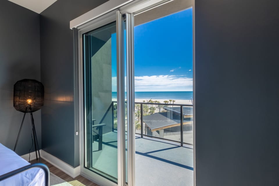 Master bedroom balcony access