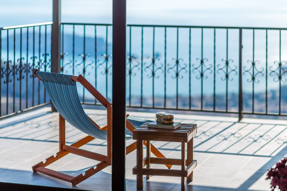 Enjoy the stunning views over coastal area and the surrounding mountains.