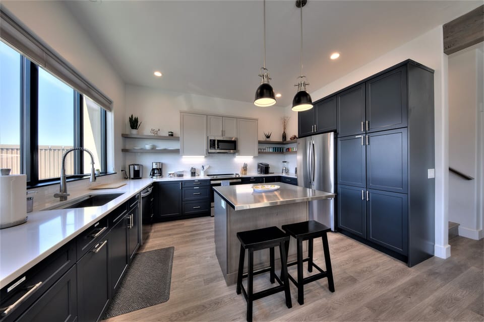Alternate view of kitchen.