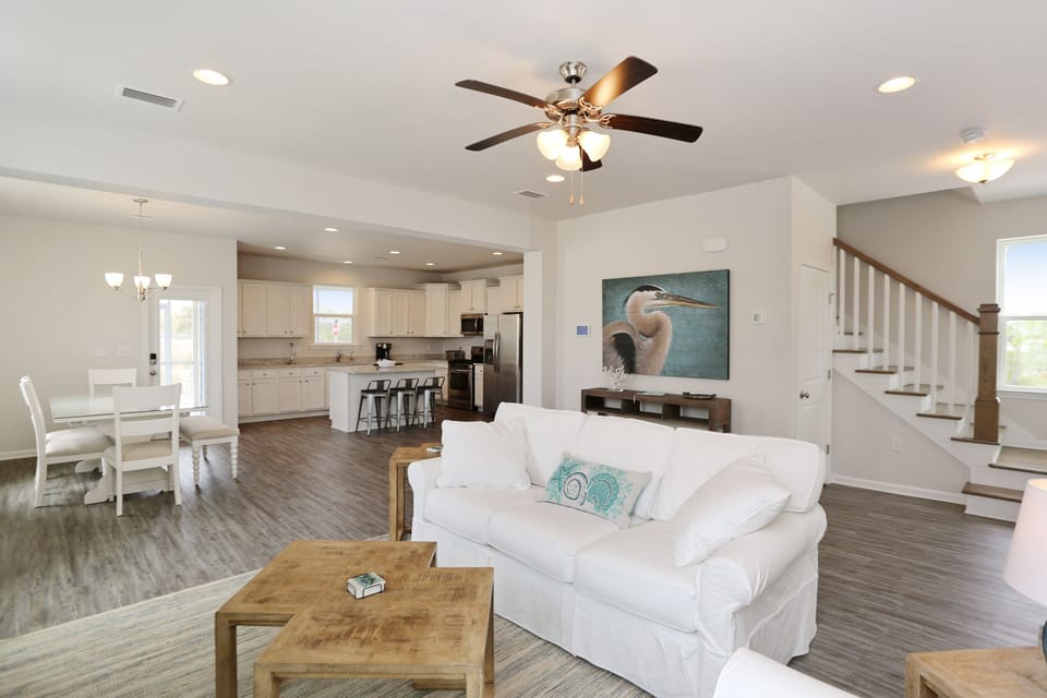 Living, Kitchen & Dining Area