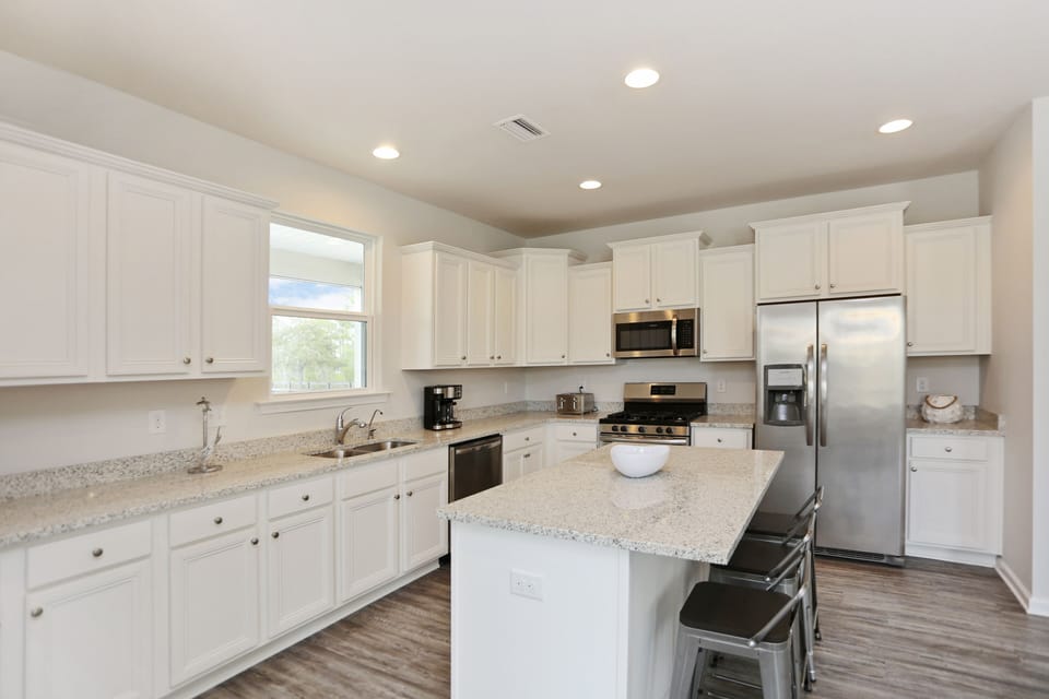 Kitchen with Bar Seating