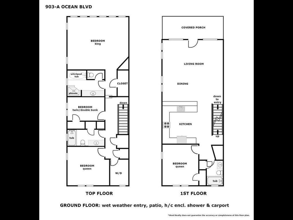 Sunshine Surf Shack Floor Plan