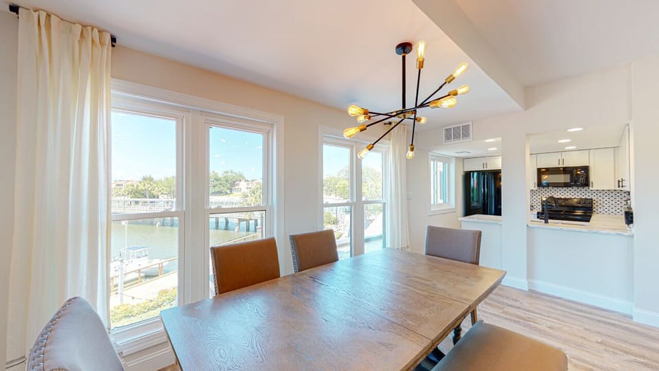 Dining Room with View of the Marina