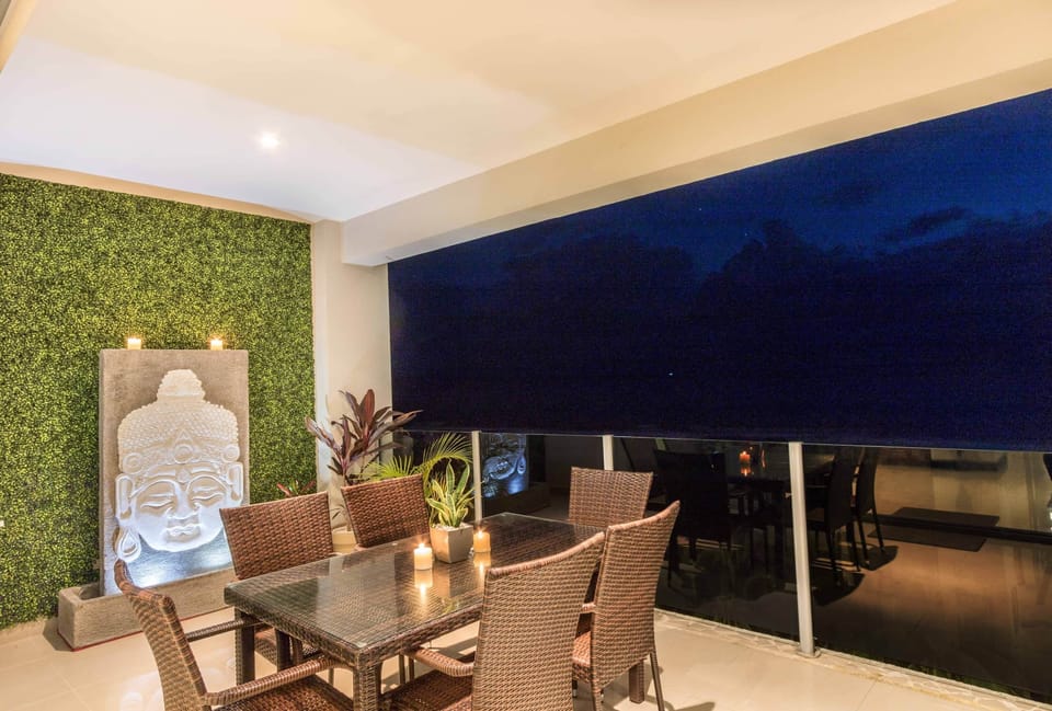 702s Furnished Balcony Dining Table