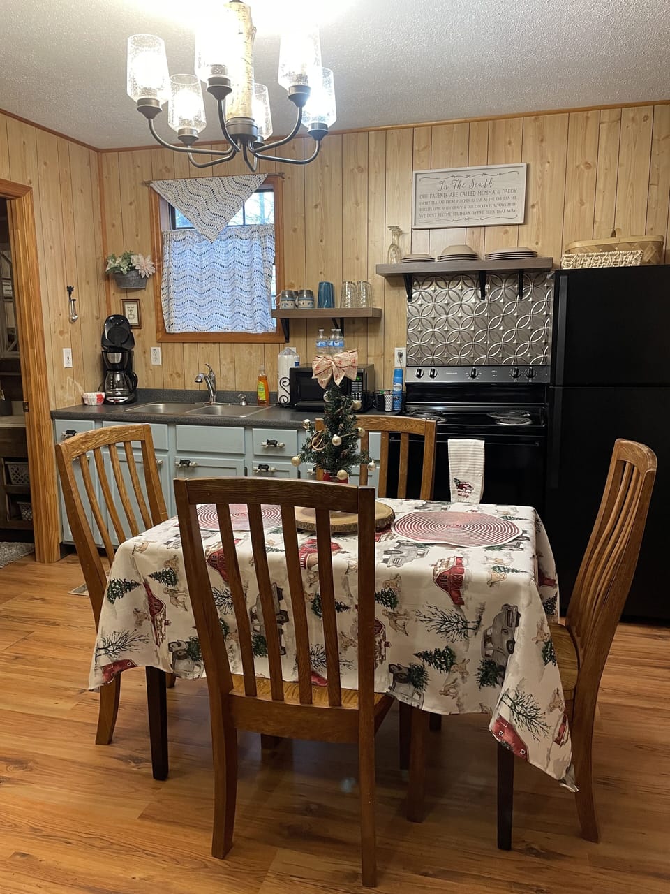 Holiday kitchen.
