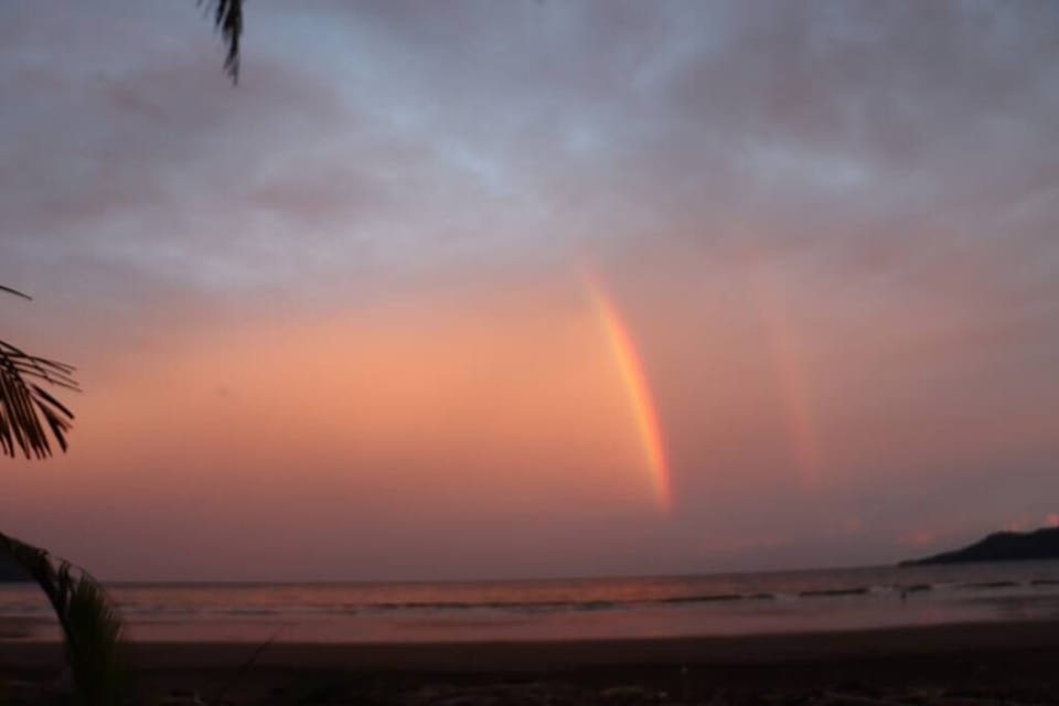 Double rainbow at Tambor Beach 
