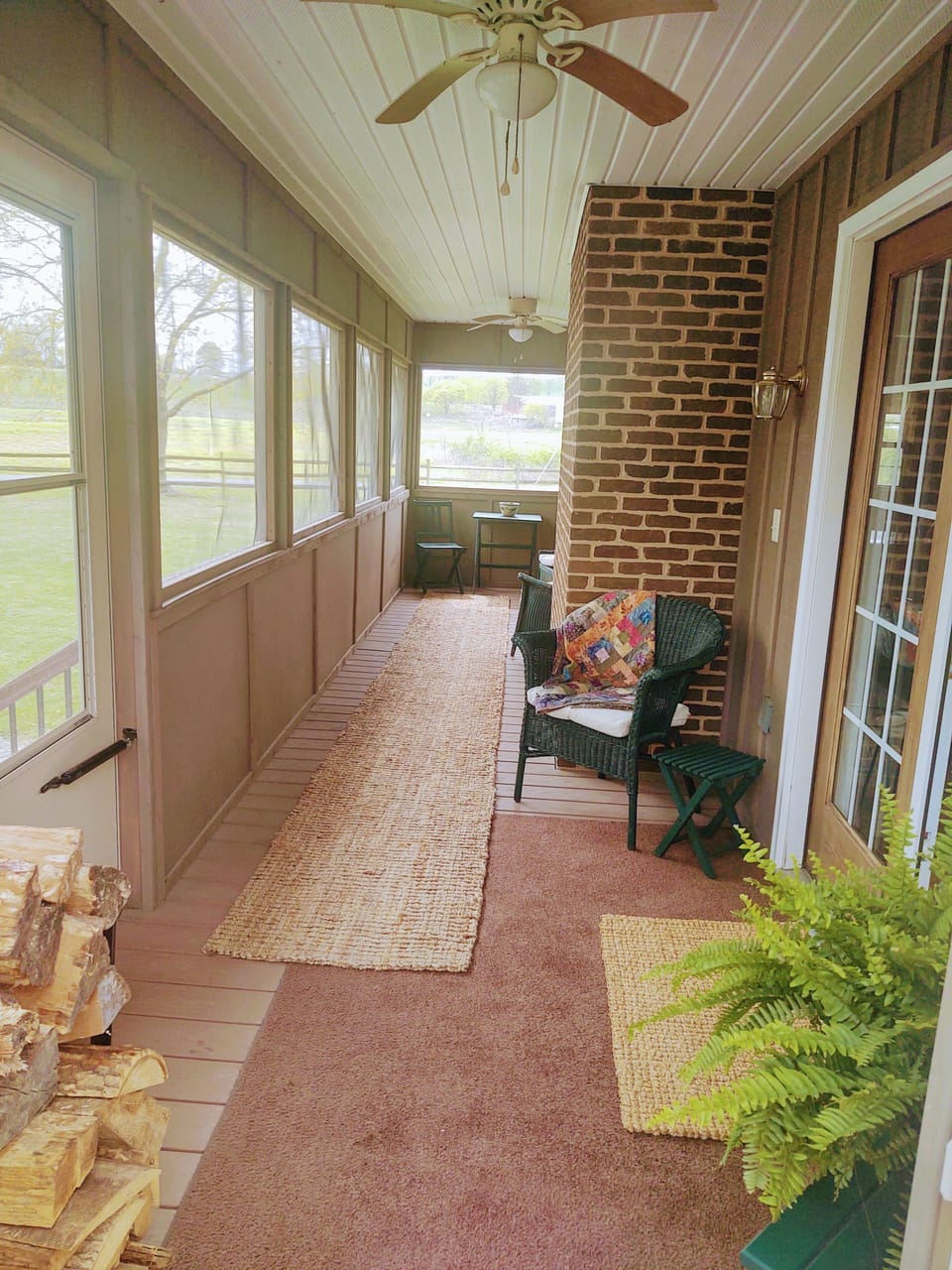 Screened porch