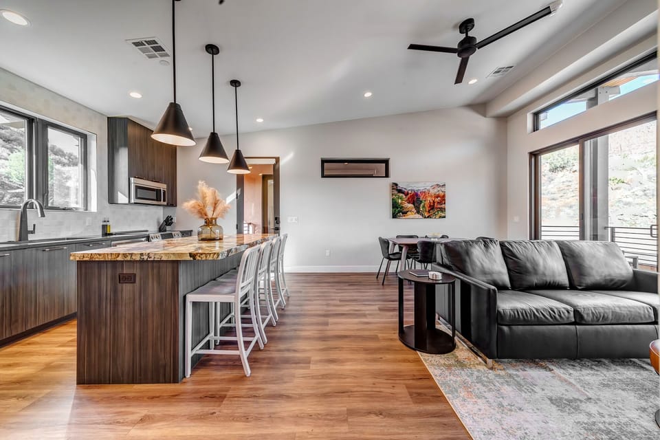Living room and Kitchen