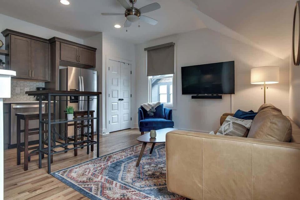 Our main living space is thoughtfully designed to make every moment you spend here feel personal and special.