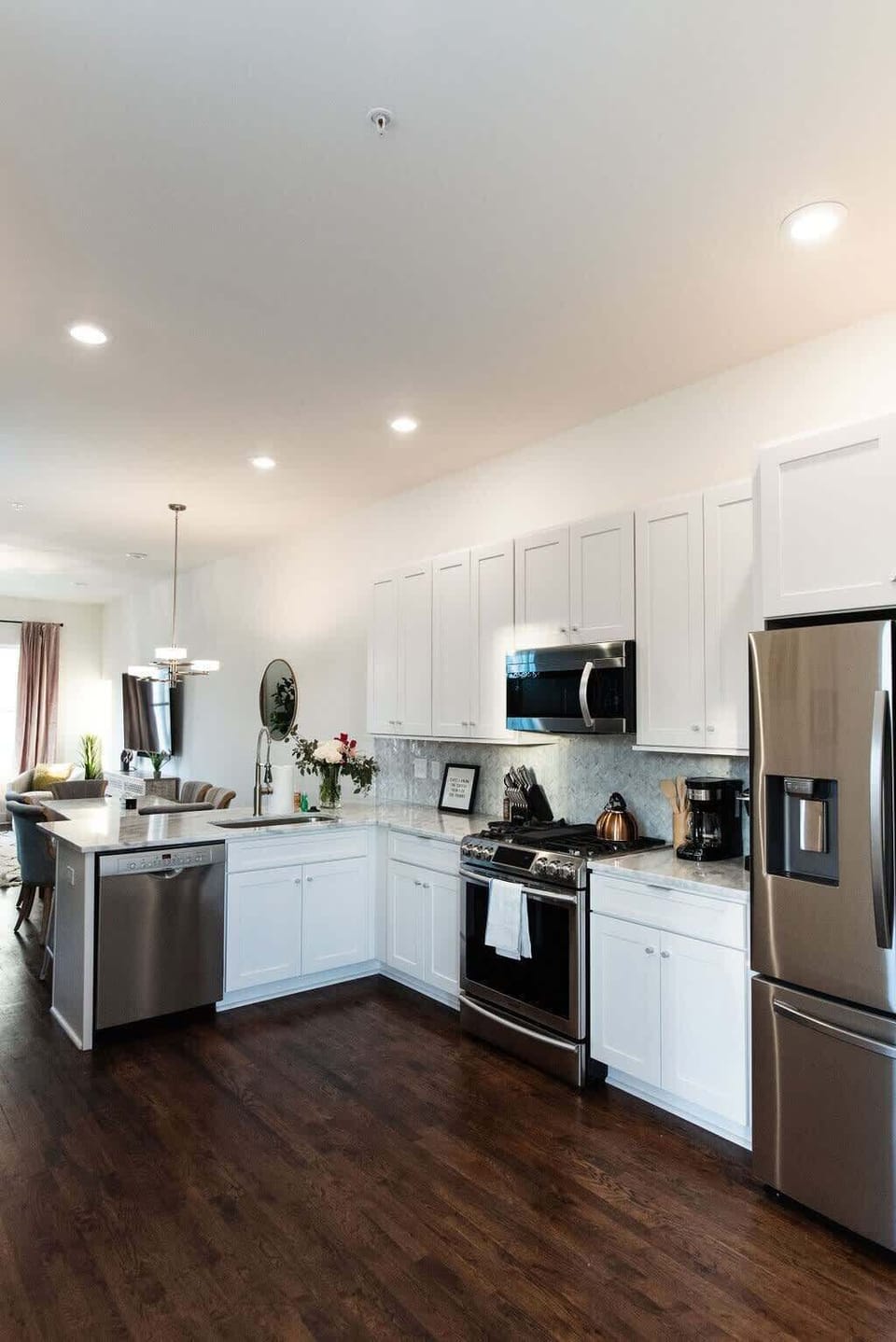 A gourmet kitchen fully stocked with everything you could require for preparing meals during your visit!