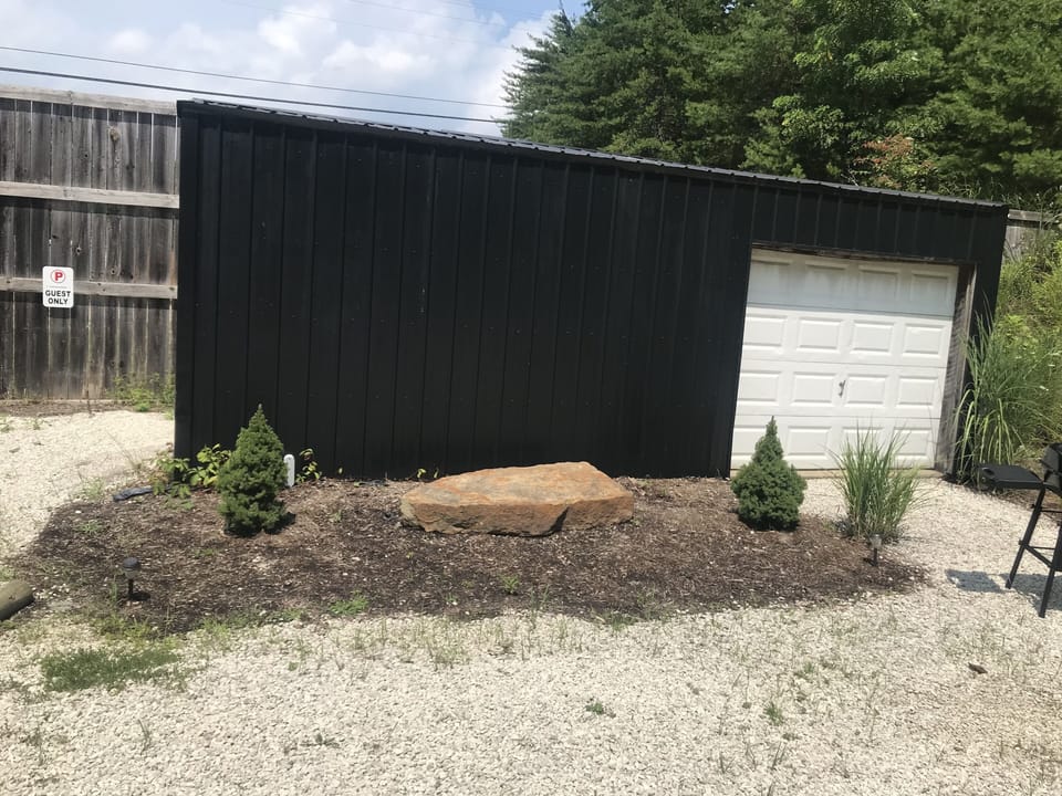 View of wood shed