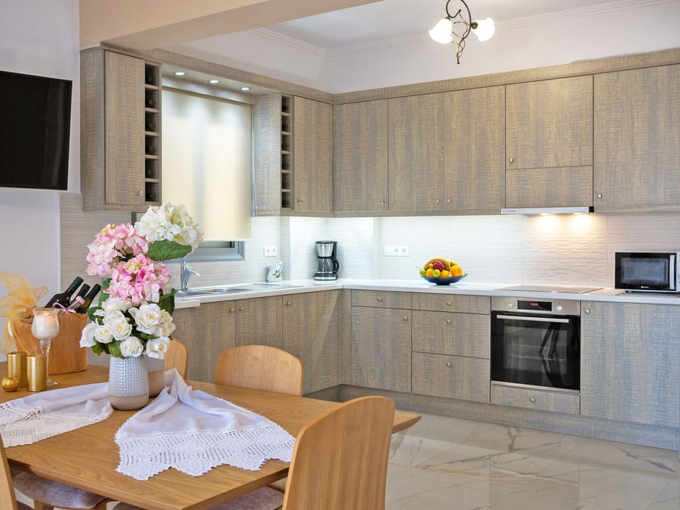 Kitchen area of NewBuilt villa,Full facilities,Near all amenities,Adele,Rethymno,Crete