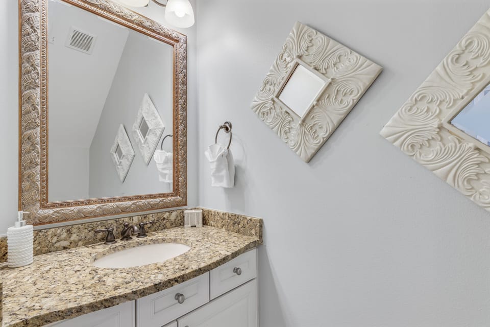 Half Bath on First Floor