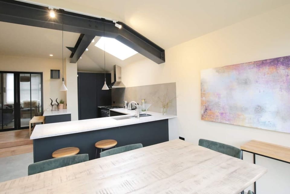 Kitchen / Dining Area leading up to Living Room
