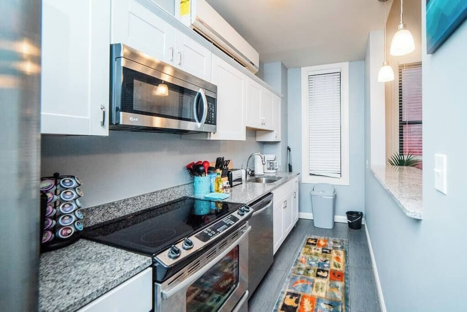 Fully stocked kitchen