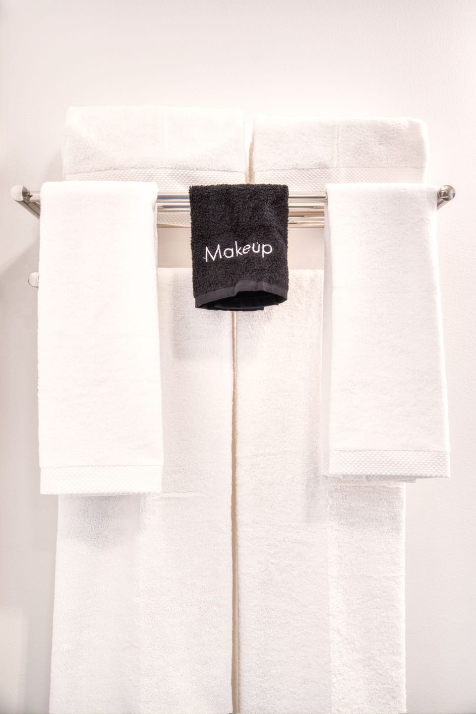 Shower, hydromassage showerhead, hair dryer, soap