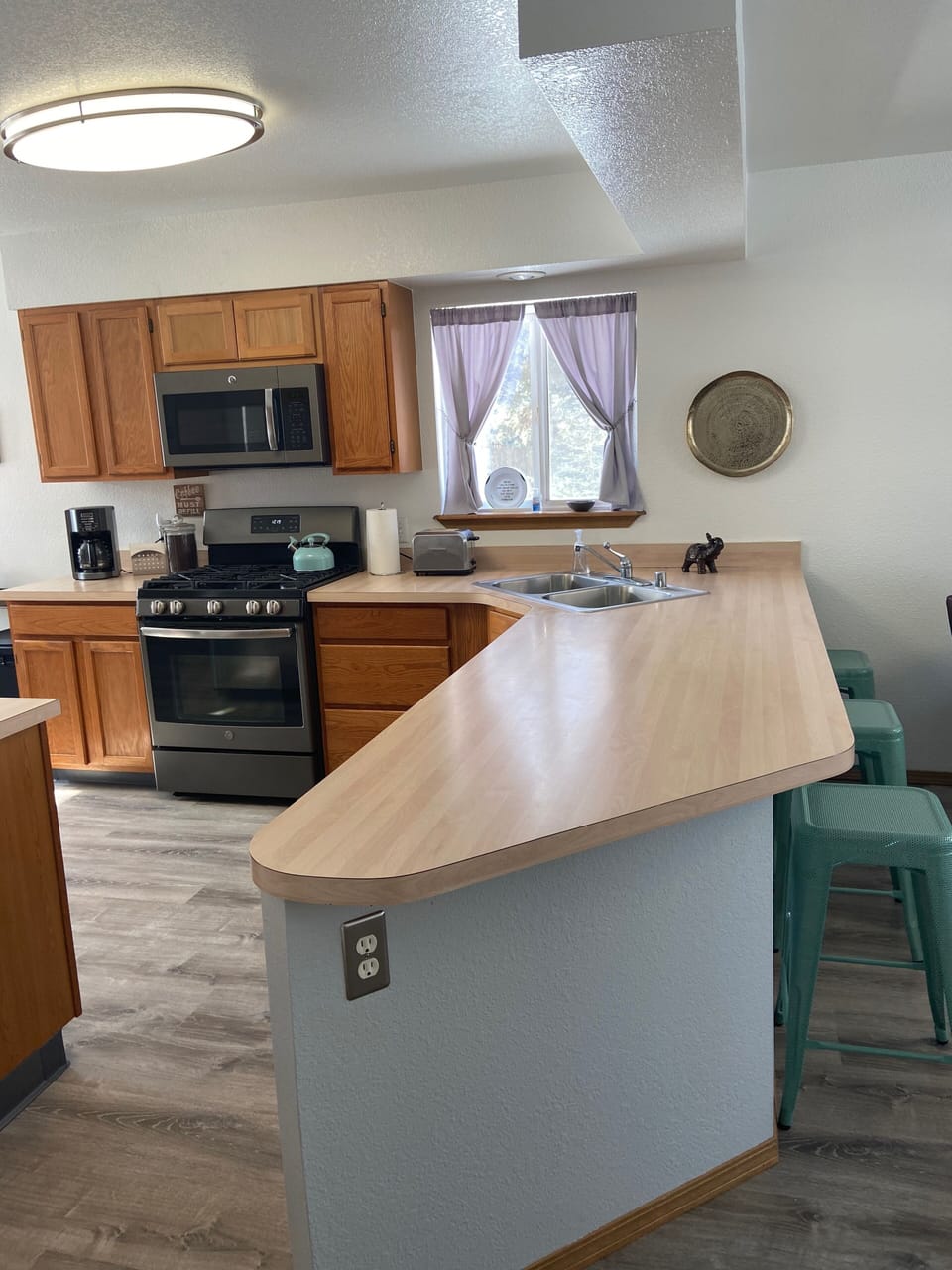 Kitchen Island with Barstools