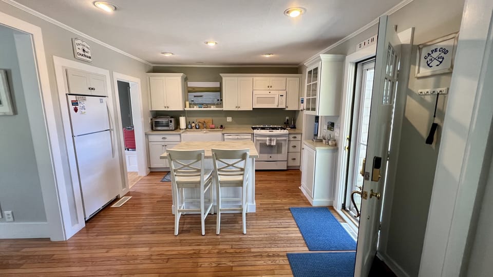 Kitchen View (Extra Full-size Fridge in the Basement!)