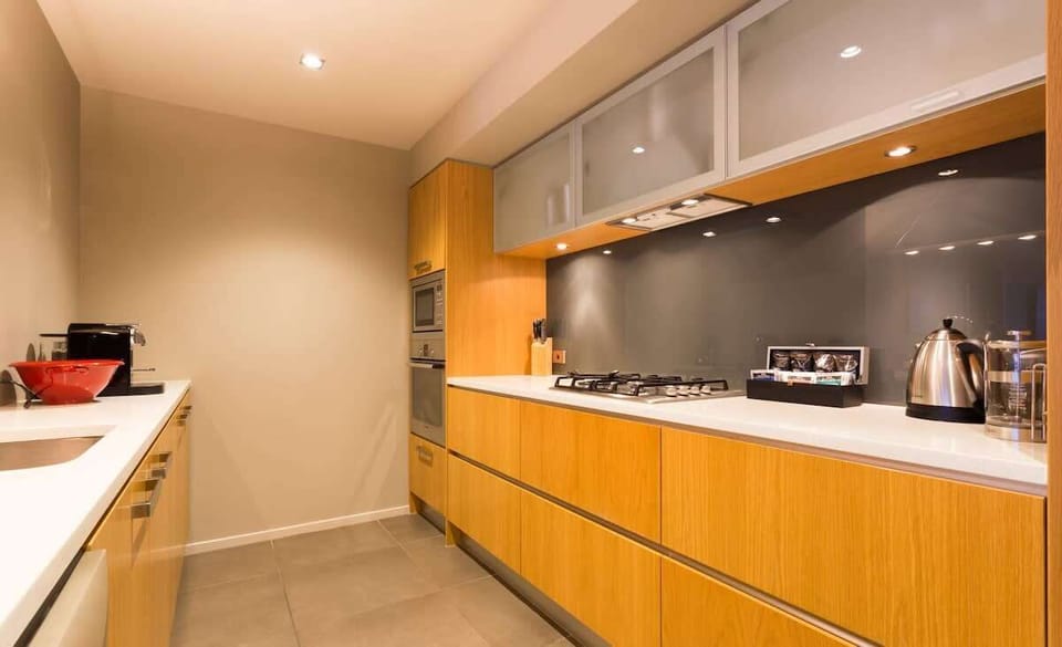New and user-friendly kitchen in our self-contained accommodation in Queenstown, NZ