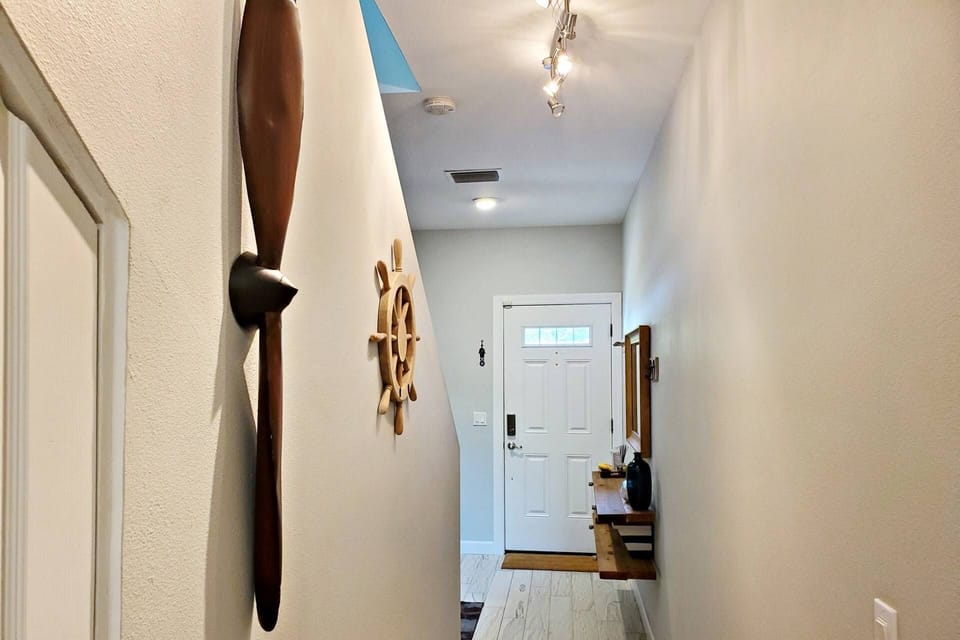 Front door downstairs.