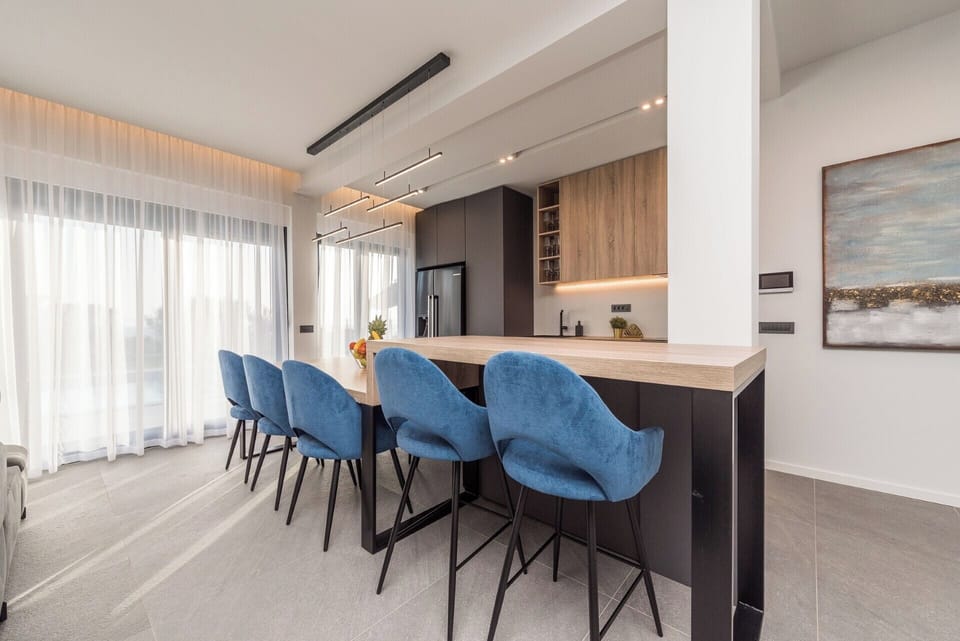 Exclusive Villa, Hot Tub, Beach View | Living area | 100-inch flat-screen TV with satellite channels, TV, fireplace