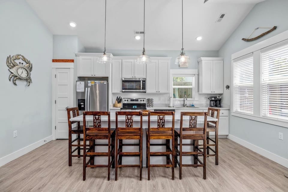 Fully stocked kitchen