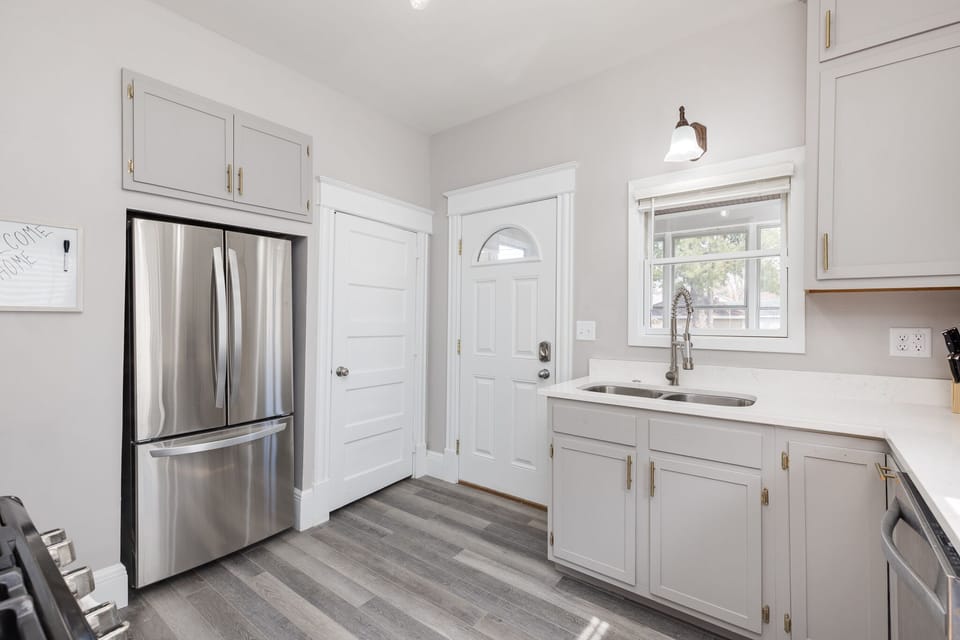 Kitchen, Laundry room is in basement