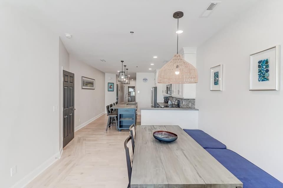 Dining Banquette & Kitchen