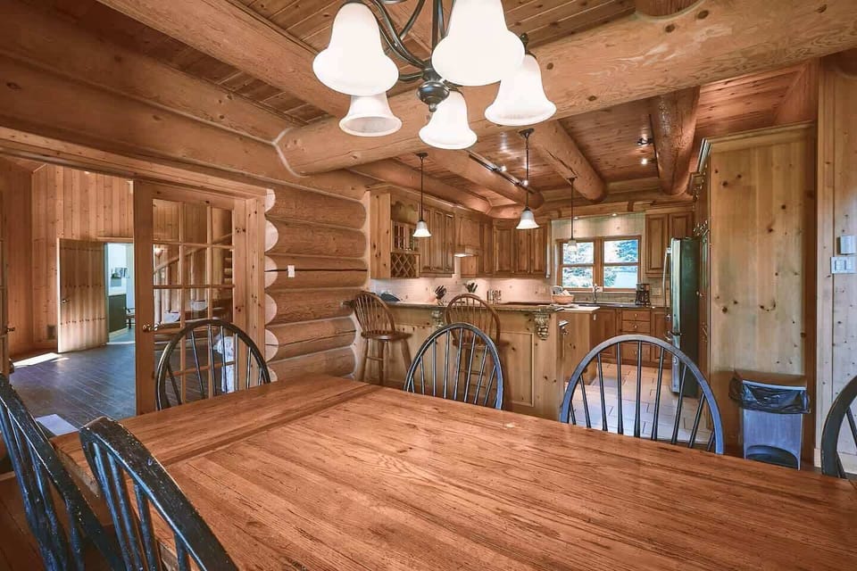 Elegant wood dining room perfect for shared meals and laughter