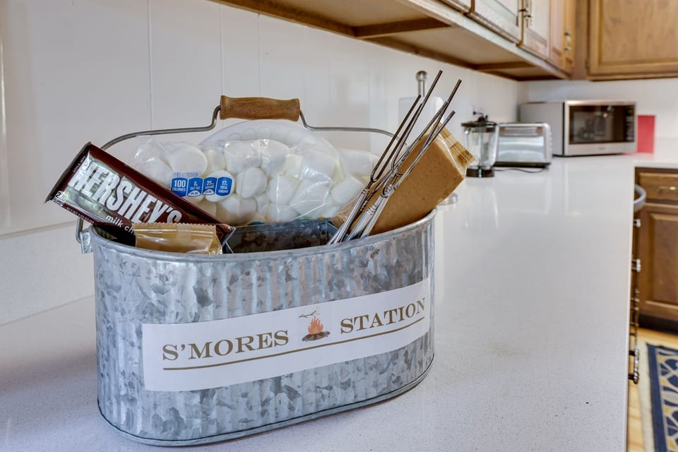 S’mores Station with all the Campfire Treats & Tools You Need!
