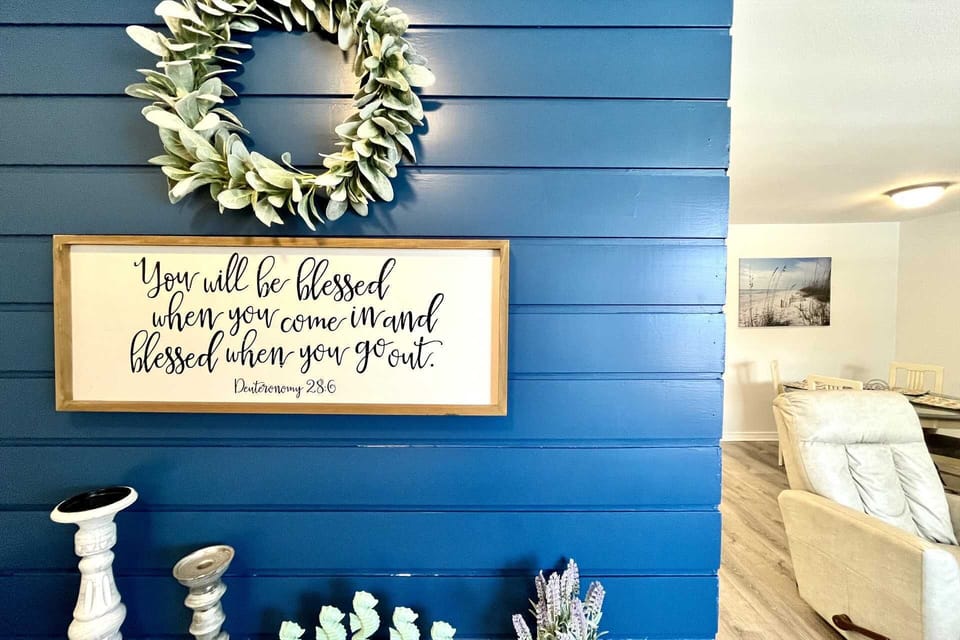 Bright, farmhouse inspired decor.