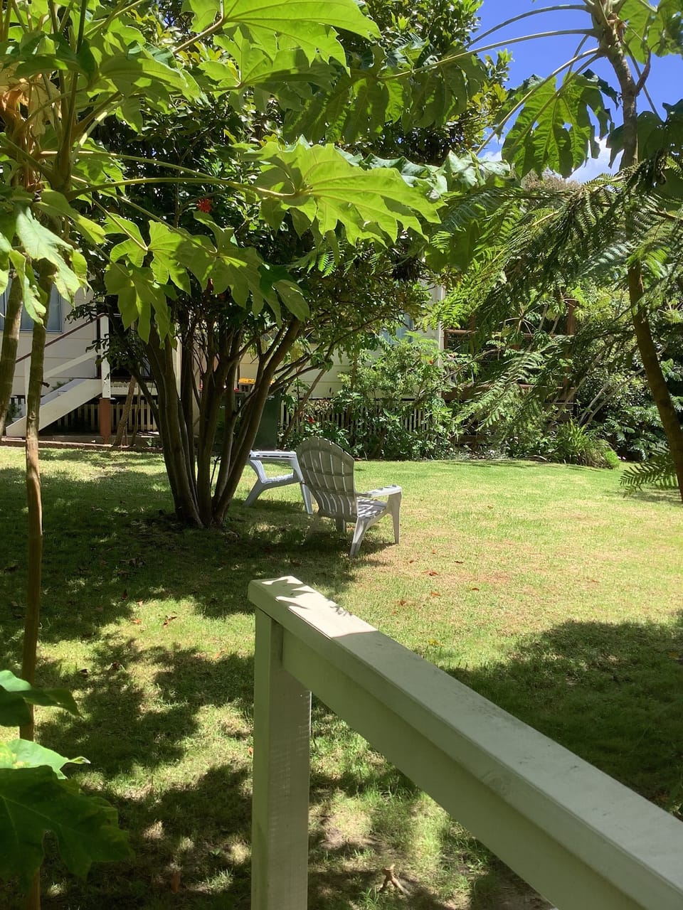 Shared garden to relax in