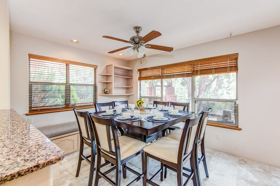 Breakfast Nook with Seating for Eight