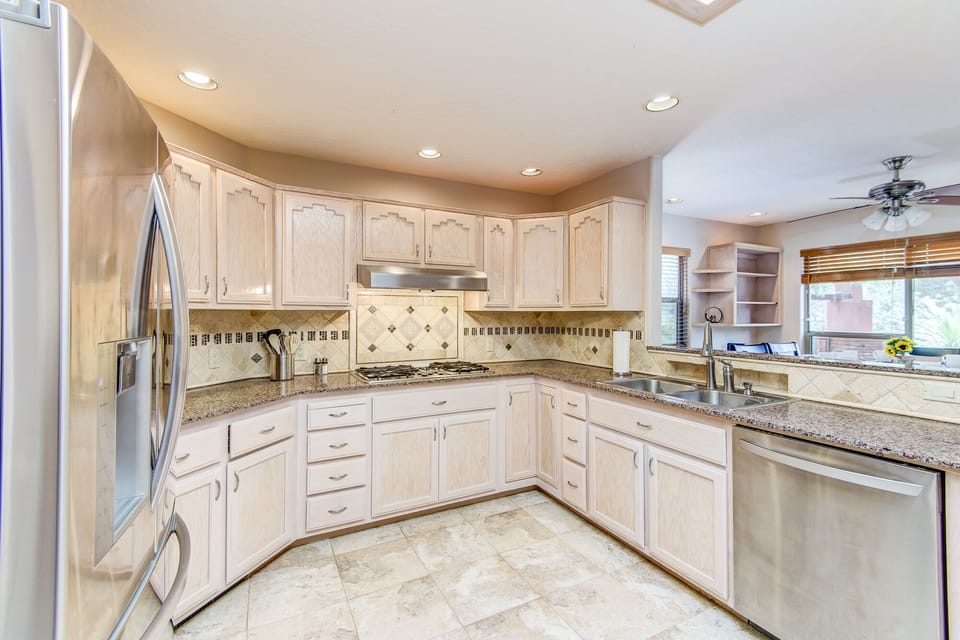 Plenty of Counter Space and Cabinets