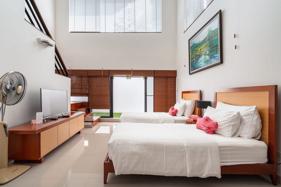 Duplex Twin with Terrace - Garden View | 1 bedroom, premium bedding, individually decorated