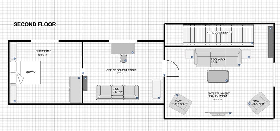 Floor plan (2nd floor)