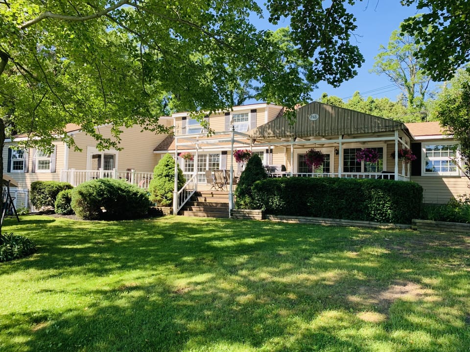Stunning views of the lake from any spot on the deck and every room of the house