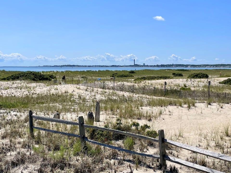 with amazing views of Cape Cod Bay and Provincetown...