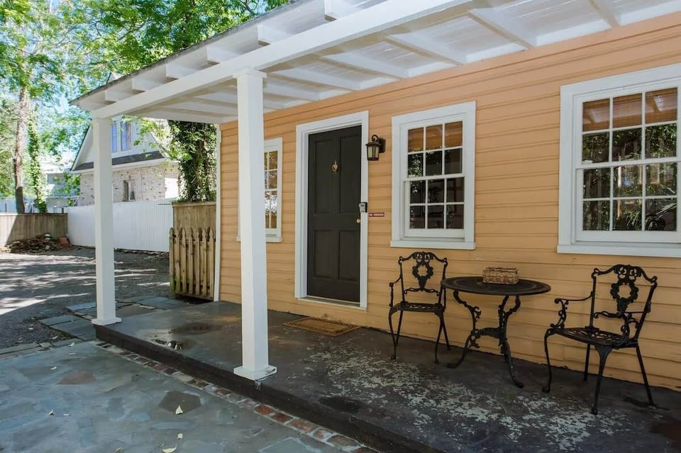 Outdoor seating for you to enjoy :)