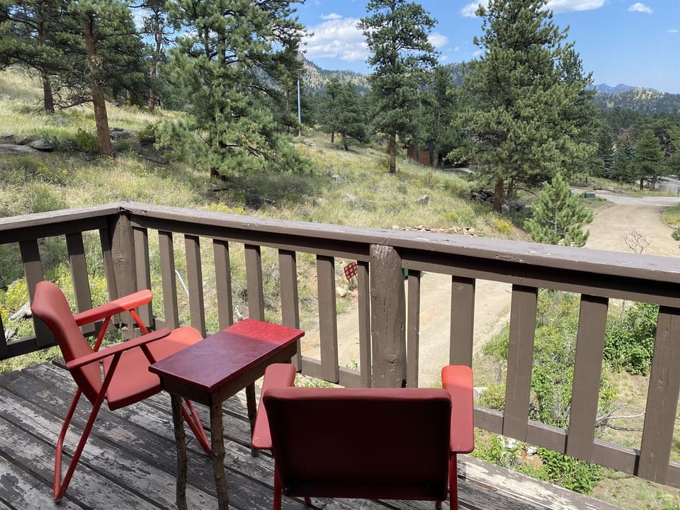 Views from the private master balcony