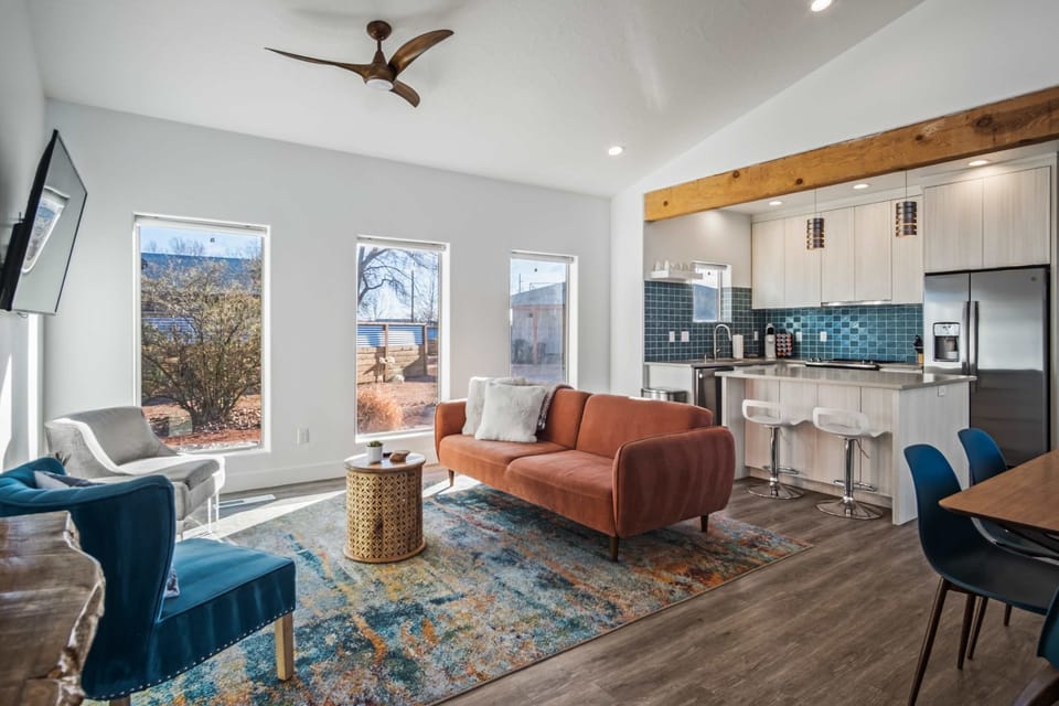 Where relaxation meets style: Discover the inviting living space at the heart of Timber + Tin D.