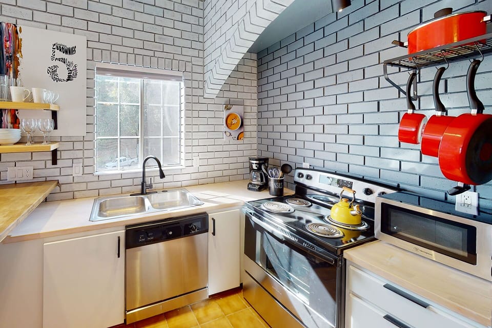 Full kitchen for your convenience.
