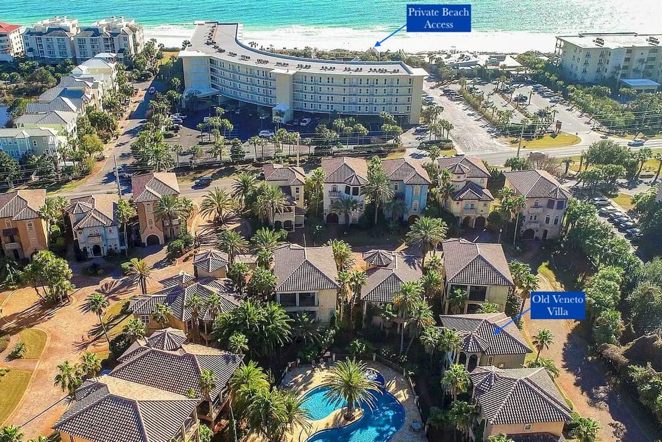 Private beach access is only few steps away
