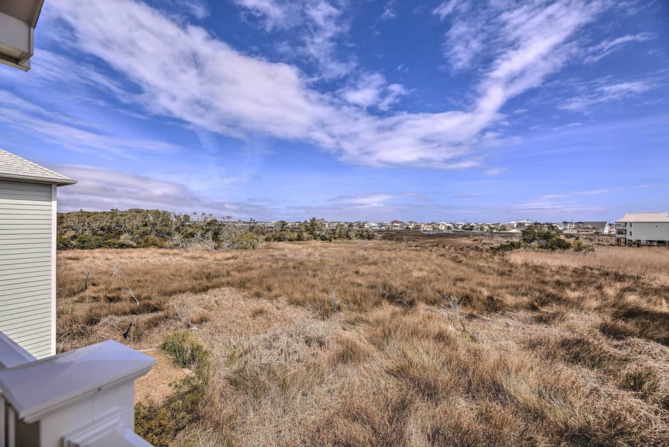 Deck | Marsh & Waterway Views