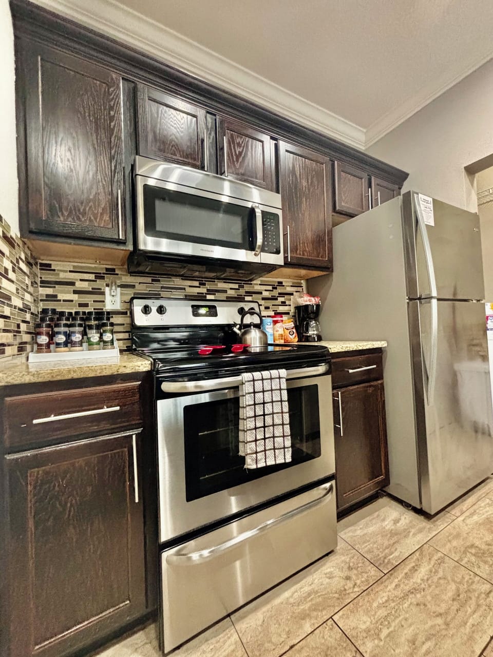 fully stocked kitchen