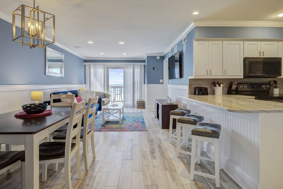 Plenty of seating in Dining/Kitchen which opens to Living Area